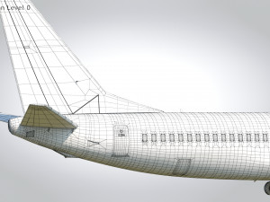 Boeing 737-800 Delta Airlines Modello 3D