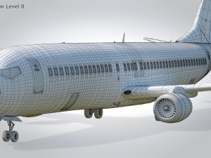 Boeing 737-800 Delta Airlines Modello 3D