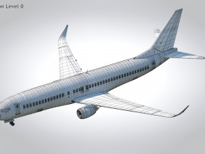 Boeing 737-800 Delta Airlines Modello 3D