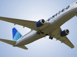 Boeing 737-800 United Air lines 3D Model