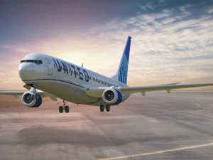 Boeing 737-800 United Air lines 3D Model
