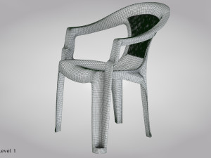 Plastic Chair Modelo 3D