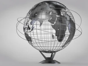 Earth Globe 3D Model