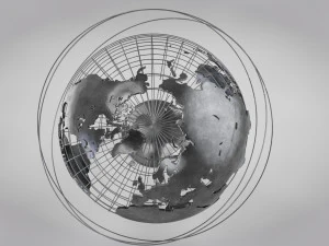 Earth Globe 3D Model
