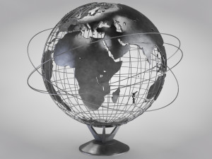 Earth Globe Modelo 3D