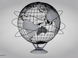 Earth Globe Modelo 3D
