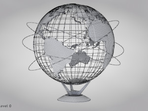 Earth Globe Modelo 3D