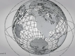 Earth Globe 3D Model