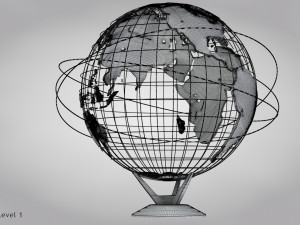 Earth Globe Modelo 3D