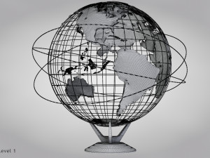 Earth Globe Modelo 3D