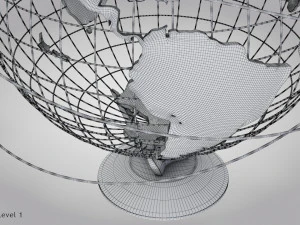 Earth Globe 3D Model