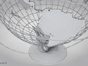 Earth Globe 3D Model