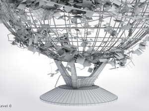 Ivy-Covered Earth Globe Modelo 3D