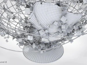 Ivy-Covered Earth Globe 3D Model