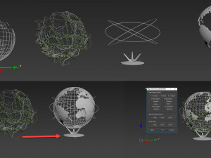 Ivy-Covered Earth Globe Modelo 3D