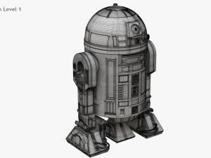 Robot R2D2 Modello 3D