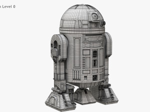 Robot R2D2 Modello 3D