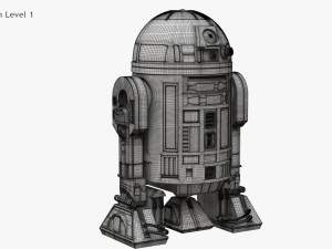 Robot R2D2 Modello 3D