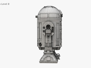 Robot R2D2 Modello 3D