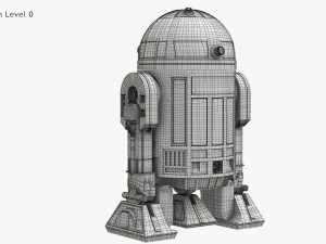 Robot R2D2 Modello 3D