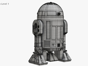 Robot R2D2 Modello 3D