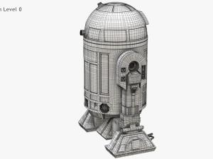 Robot R2D2 Modello 3D
