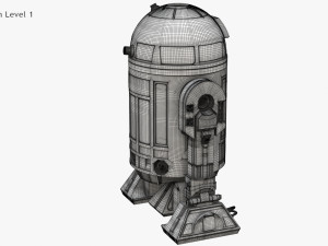 Robot R2D2 Modello 3D