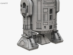 Robot R2D2 Modello 3D
