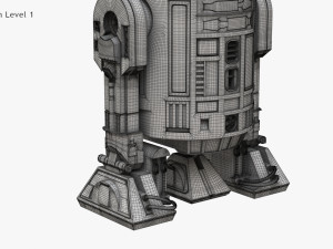 Robot R2D2 Modello 3D