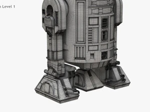 Robot R2D2 3D Model