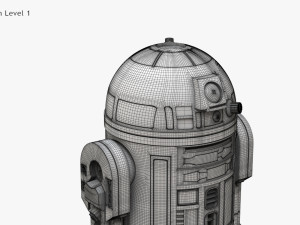 Robot R2D2 Modello 3D