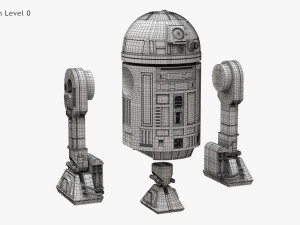 Robot R2D2 Modello 3D