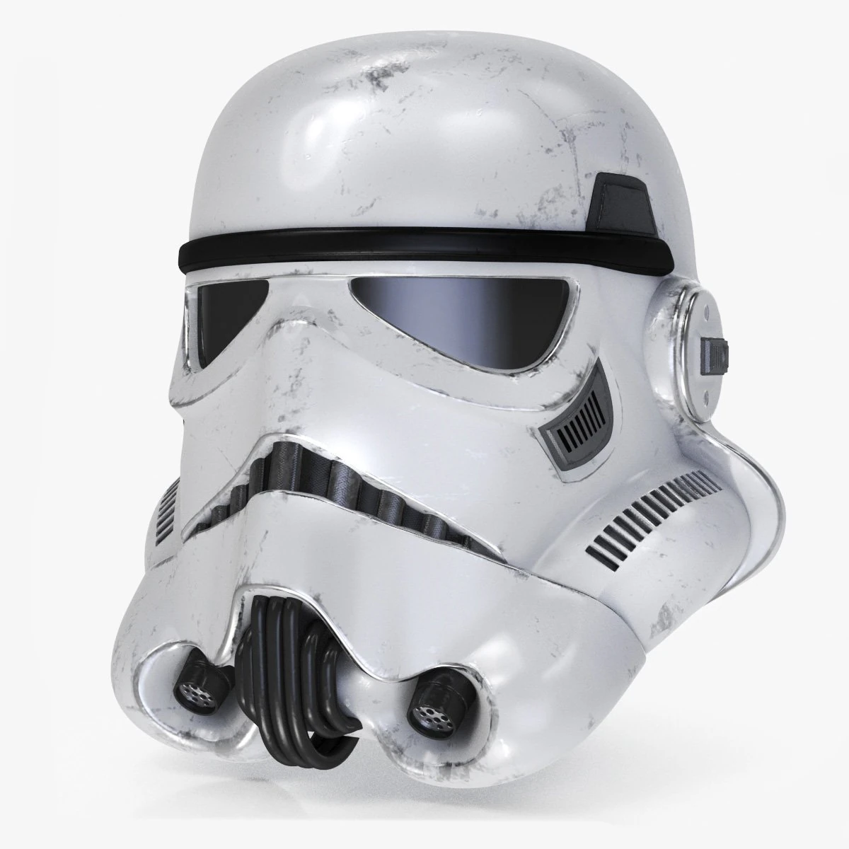 StormTrooper Helmet 3D Model .c4d .max .obj .3ds .fbx .stl .blend 
