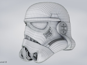 StormTrooper Helmet Modelo 3D