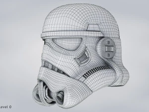 StormTrooper Helmet 3D Model