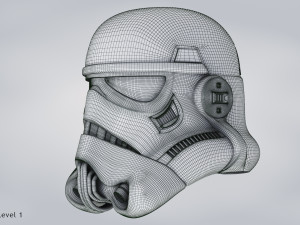StormTrooper Helmet Modelo 3D