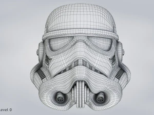 StormTrooper Helmet 3D Model