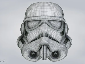 StormTrooper Helmet 3D Model