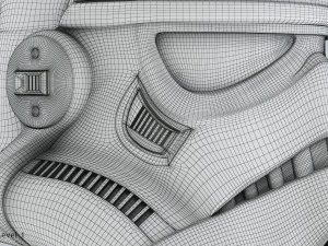 StormTrooper Helmet 3D Model