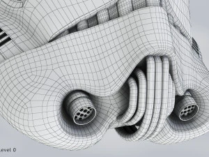 StormTrooper Helmet 3D Model