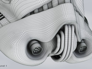 StormTrooper Helmet Modelo 3D