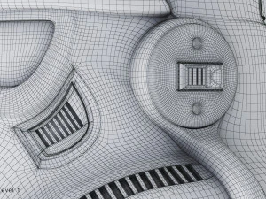 StormTrooper Helmet 3D Model