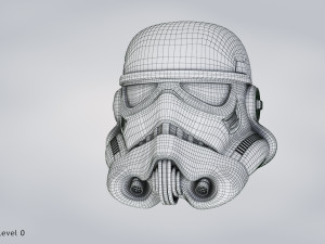 StormTrooper Helmet Modelo 3D