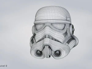 StormTrooper Helmet 3D Model