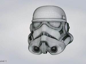 StormTrooper Helmet 3D Model