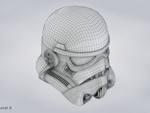 StormTrooper Helmet Modelo 3D