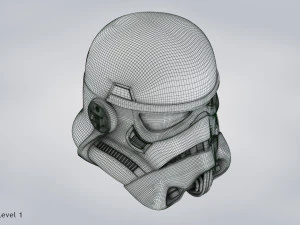 StormTrooper Helmet 3D Model