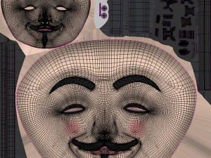 V for Vendetta 3D Model