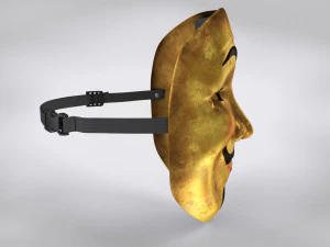 Gold- V For Vendetta 3D Model