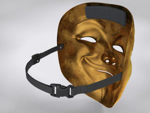 Gold- V For Vendetta 3D Model